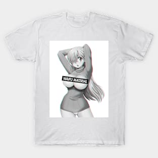 Seven Deadly Sins Elizabeth Liones Waifu Material T-Shirt